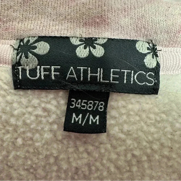 Tuff Athletics Zip-Up Hoodie Light Pink  Size Medium - Picture 7 of 15
